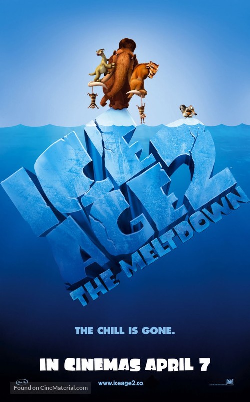 Ice Age: The Meltdown - British Movie Poster