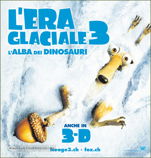 Ice Age: Dawn of the Dinosaurs - Swiss Movie Poster