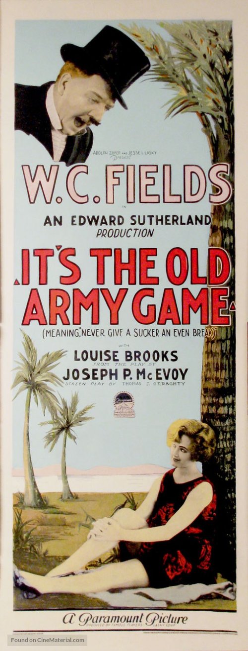 It&#039;s the Old Army Game - Movie Poster