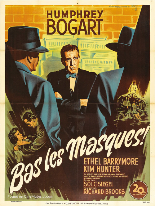 Deadline - U.S.A. - French Movie Poster