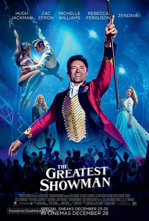 The Greatest Showman - Singaporean Movie Poster