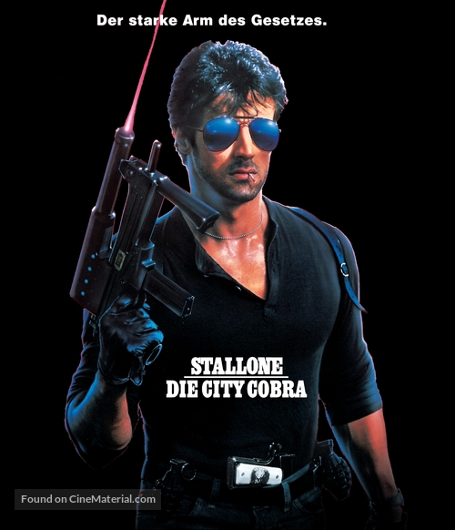 Cobra (1986) German blu-ray movie cover