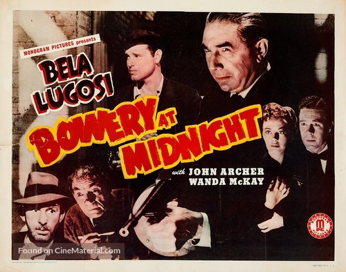 Bowery at Midnight - Movie Poster