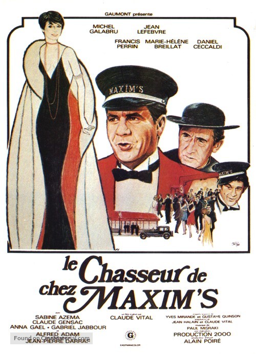 Le chasseur de chez Maxim&#039;s - French Movie Poster