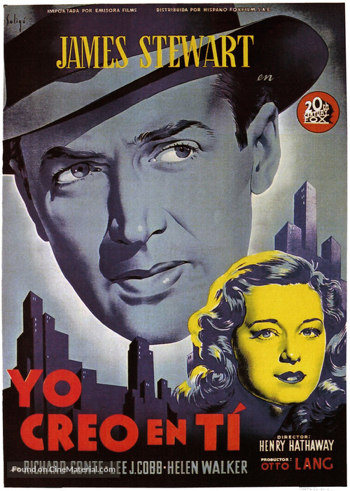 Call Northside 777 - Spanish Movie Poster