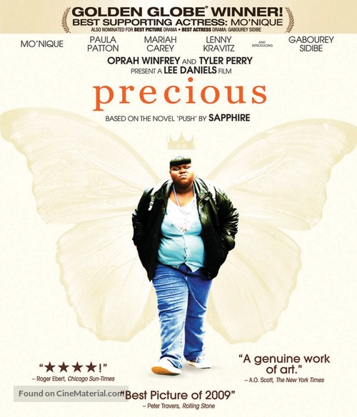 Precious: Based on the Novel Push by Sapphire - Blu-Ray movie cover