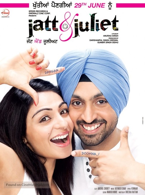 Jatt &amp; Juliet - Indian Movie Poster