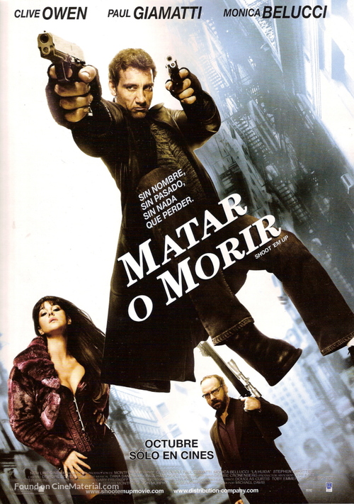 Shoot &#039;Em Up - Argentinian Movie Poster