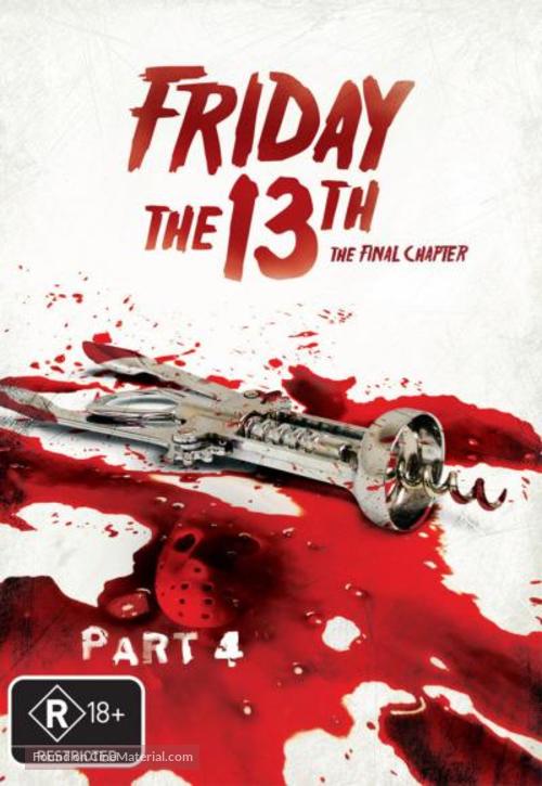 Friday the 13th: The Final Chapter - Australian DVD movie cover