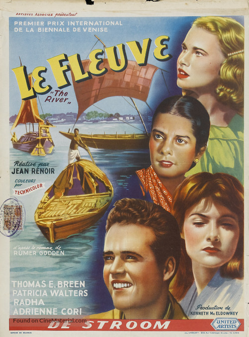 The River - Belgian Movie Poster