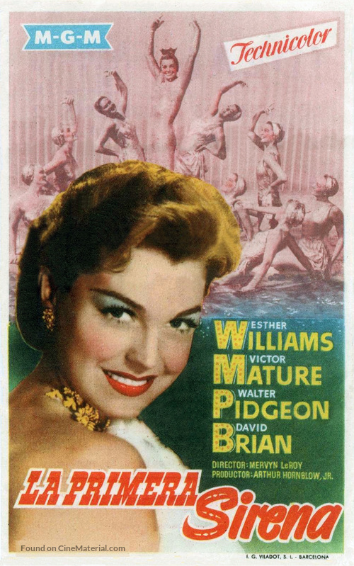 Million Dollar Mermaid - Spanish Movie Poster