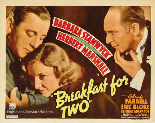 Breakfast for Two - Theatrical movie poster