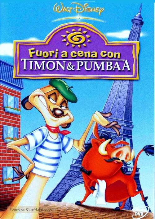 &quot;Timon &amp; Pumbaa&quot; - Italian DVD movie cover