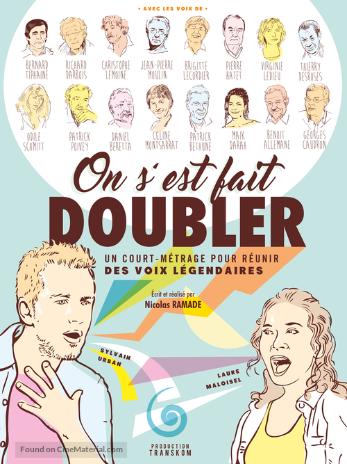 On s&#039;est fait doubler! - French Movie Poster