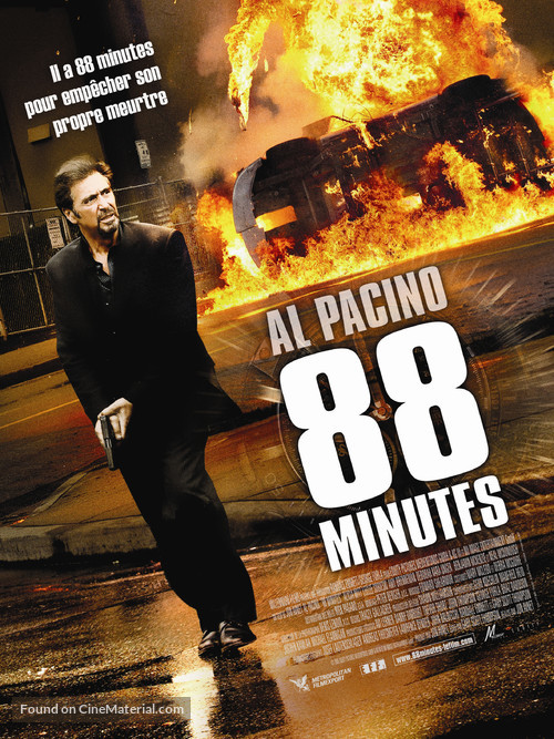 88 Minutes - French Movie Poster