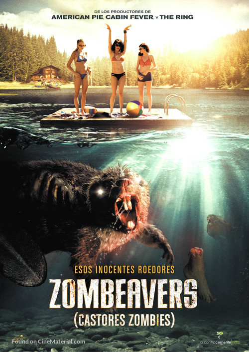 Zombeavers - Spanish Movie Poster