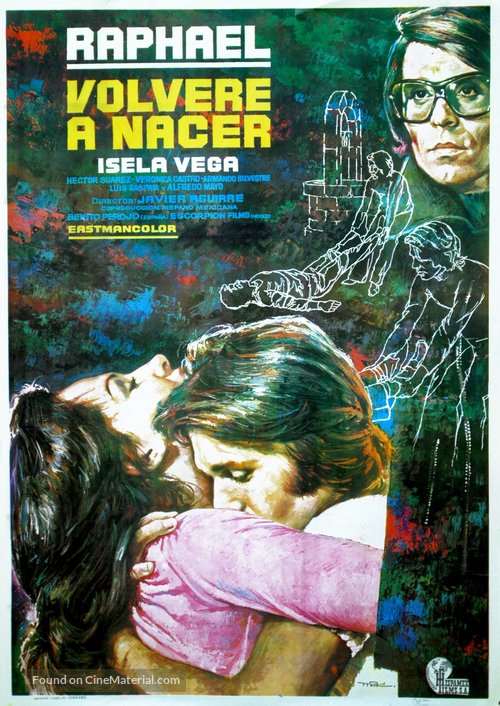 Volver&eacute; a nacer - Spanish Movie Poster