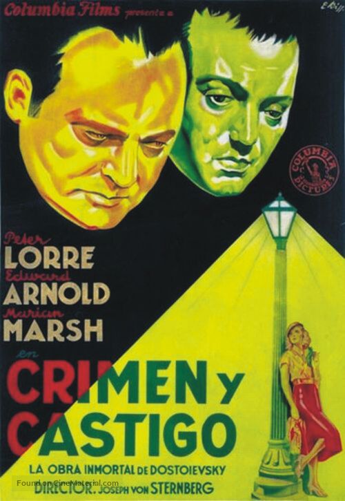 Crime and Punishment - Spanish Movie Poster