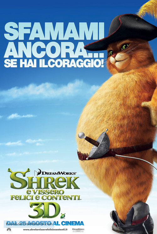 Shrek Forever After - Italian Movie Poster