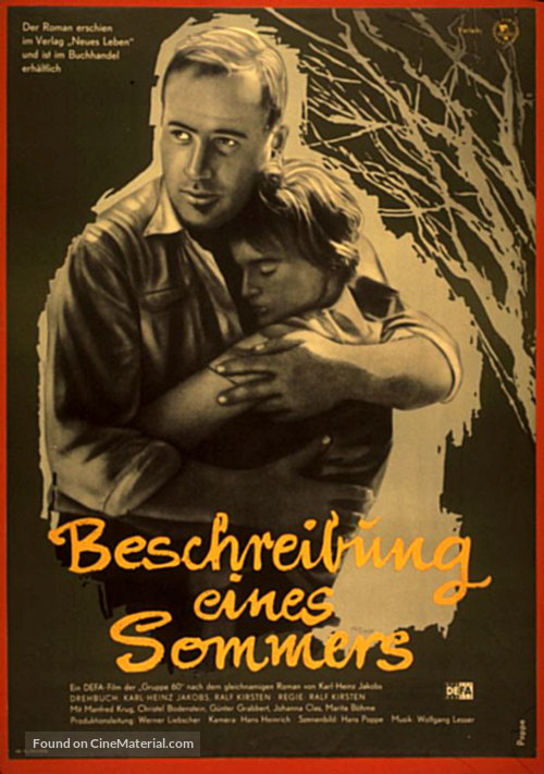 Beschreibung eines Sommers - German Movie Poster