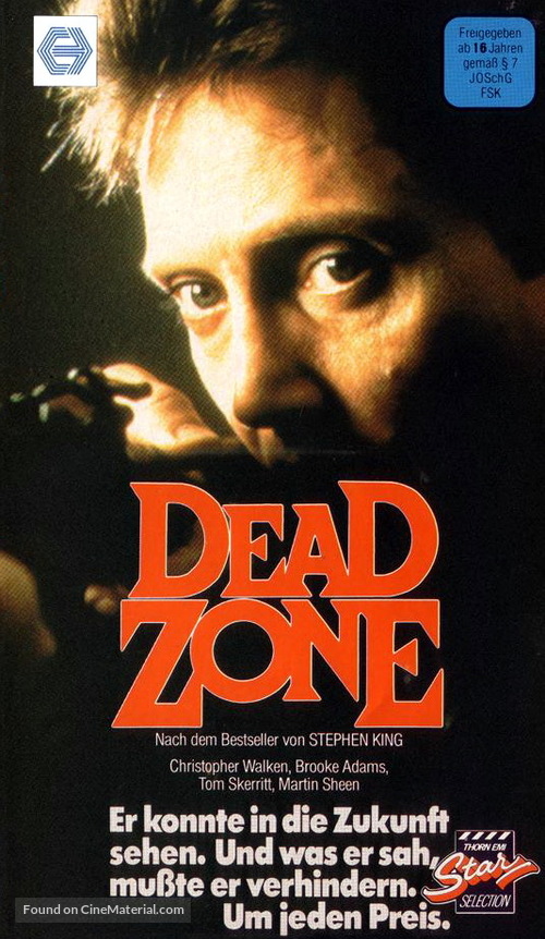 The Dead Zone - German VHS movie cover