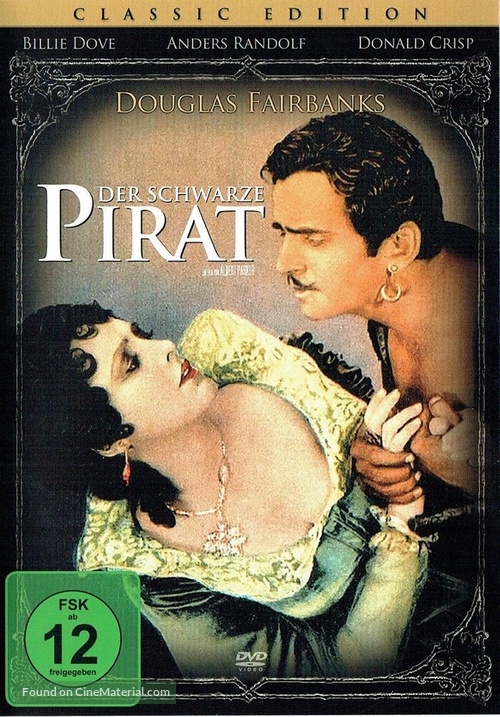 The Black Pirate - German DVD movie cover