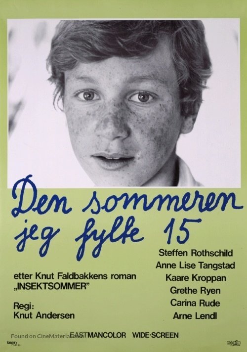 Den sommeren jeg fylte 15 - Norwegian Movie Poster