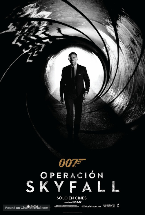 Skyfall - Mexican Movie Poster