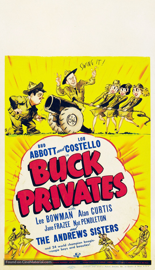 Buck Privates - Movie Poster