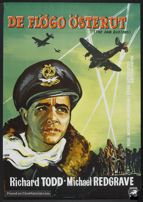 The Dam Busters - Swedish Movie Poster