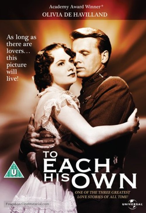 To Each His Own - British Movie Cover