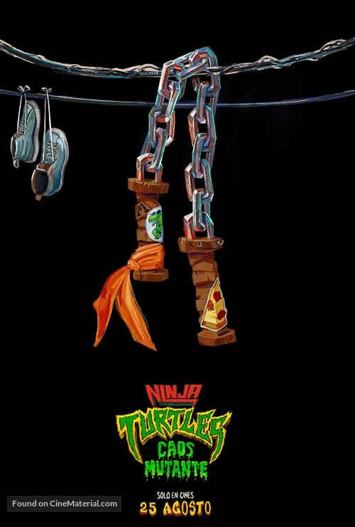 Teenage Mutant Ninja Turtles: Mutant Mayhem - Spanish Movie Poster