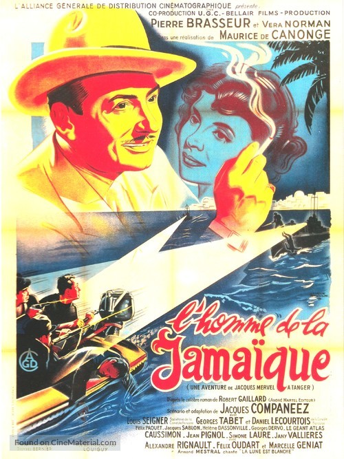 L&#039;homme de la Jama&iuml;que - French Movie Poster