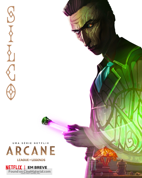 &quot;Arcane: League of Legends&quot; - Brazilian Movie Poster