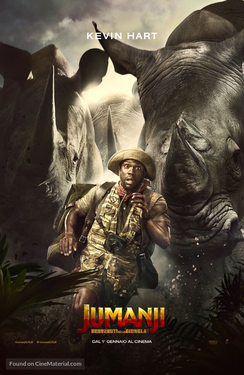 Jumanji: Welcome to the Jungle - Italian Movie Poster