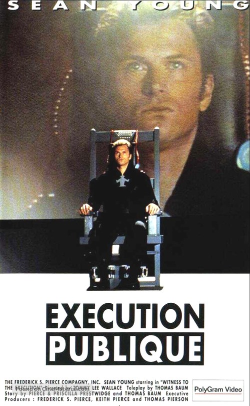 Witness to the Execution - French VHS movie cover