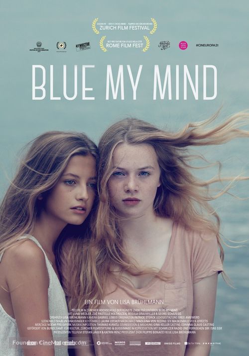 Blue My Mind - Swiss Movie Poster