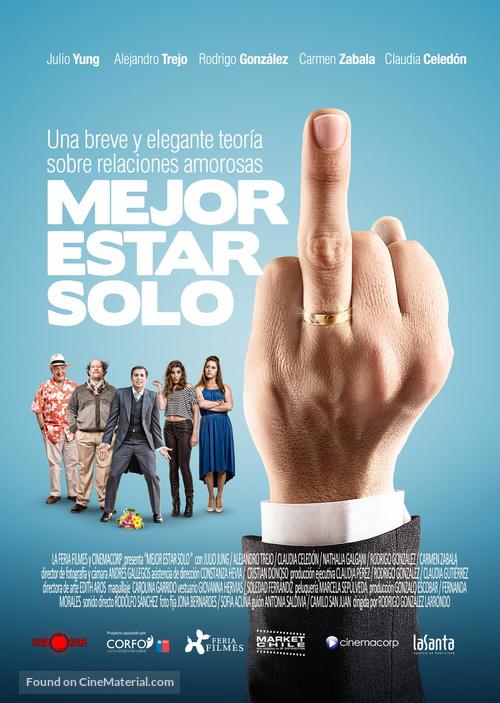 Mejor estar solo - Chilean Movie Poster