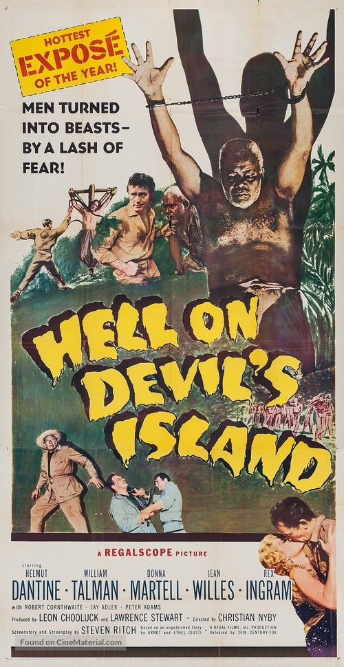 Hell on Devil&#039;s Island - Movie Poster