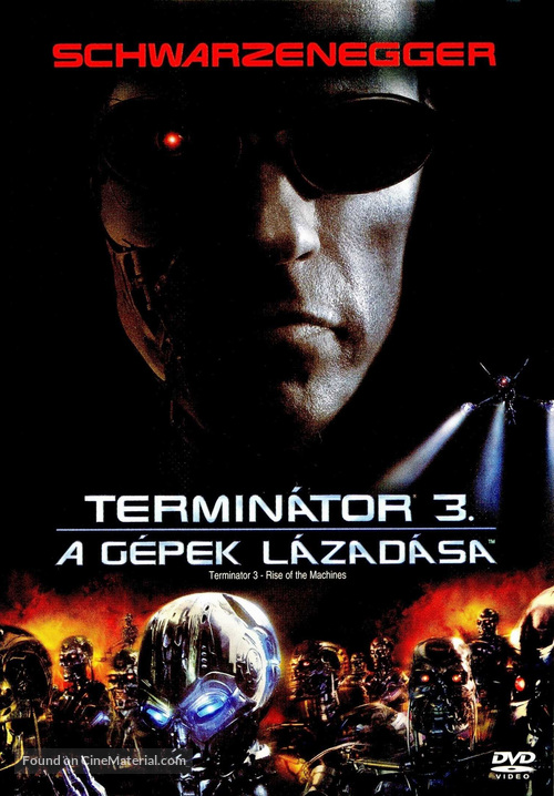 Terminator 3: Rise of the Machines - Hungarian DVD movie cover