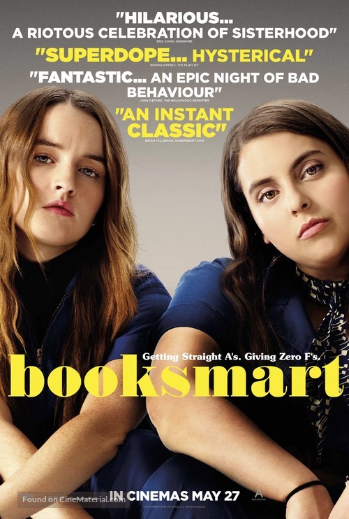 Booksmart (2019) British movie poster