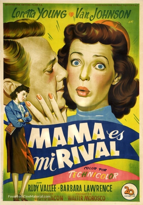 Mother Is a Freshman - Spanish Movie Poster