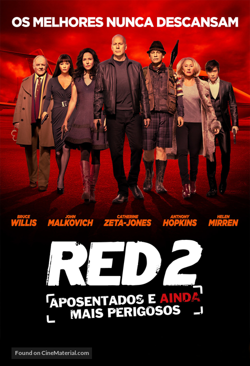 RED 2 - Brazilian DVD movie cover