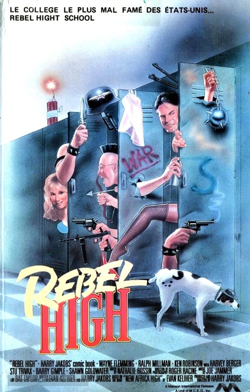 Rebel High - French VHS movie cover