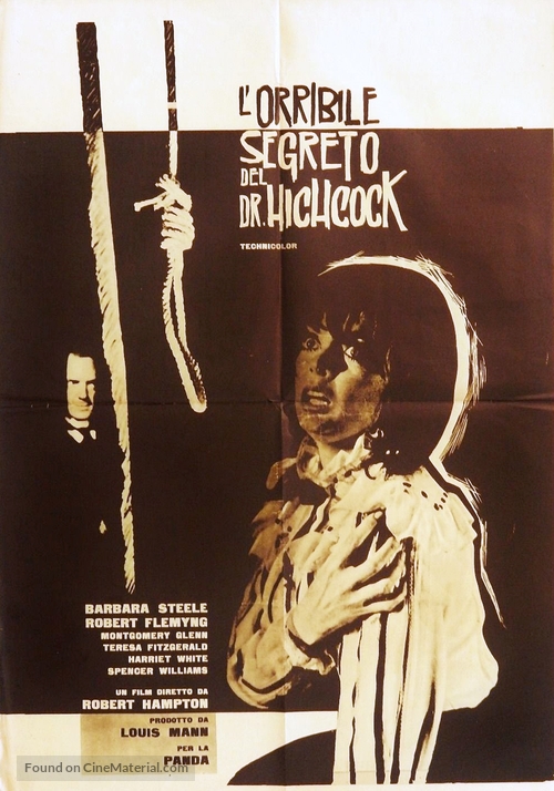 L&#039;orribile segreto del Dr. Hichcock - Italian Movie Poster