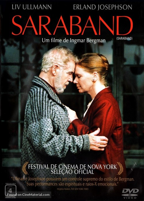 Saraband - Brazilian DVD movie cover