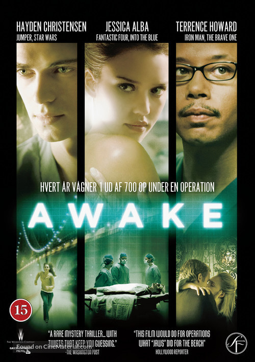 Awake - Danish DVD movie cover