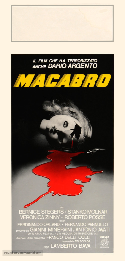 Macabro - Italian Movie Poster