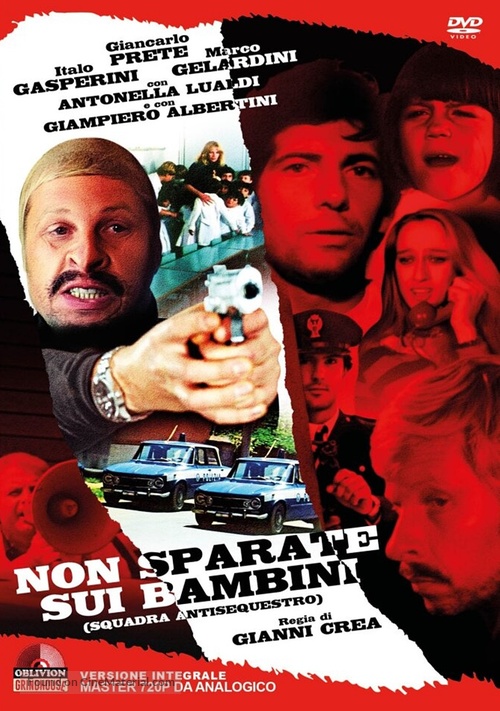 Non sparate sui bambini - Italian DVD movie cover