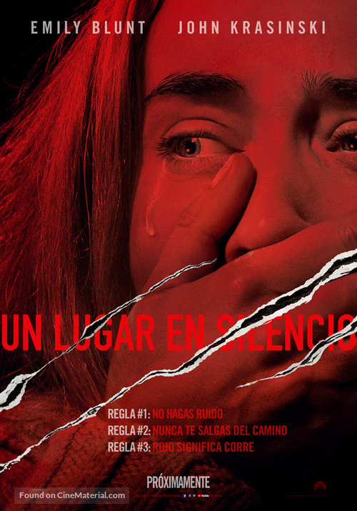 A Quiet Place - Colombian Movie Poster